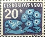 Stamps Czechoslovakia -  Intercambio m1b 0,20  usd  20 h. 1971
