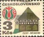 Stamps Czechoslovakia -  Intercambio 0,20  usd  3 k. 1972