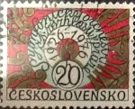 Stamps Czechoslovakia -  Intercambio jxi 0,20  usd  20 h. 1976