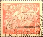 Sellos de Europa - Checoslovaquia -  Intercambio 0,20  usd  100 h. 1923