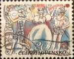 Stamps Czechoslovakia -  Intercambio 0,20  usd  20 h. 1976