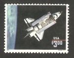 Sellos de America - Estados Unidos -  2489 - Primera misión espacial con un americano