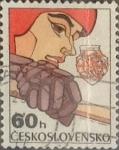 Stamps Czechoslovakia -  Intercambio 0,20  usd  60 h. 1977