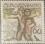Stamps Czechoslovakia -  Intercambio m1b 0,20  usd  60 h. 1975