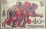 Stamps Czechoslovakia -  Intercambio m1b 0,20  usd  40 h. 1980