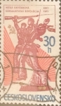 Stamps Czechoslovakia -  Intercambio crxf 0,20  usd  3,60 k. 1977