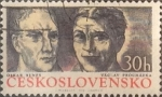 Stamps Czechoslovakia -  Intercambio 0,20  usd  30 h. 1974