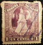 Stamps El Salvador -  Monumento Daniel Hernandez 