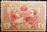 Stamps Spain -  King Alfonso XIII & Queen Victoria Eugenia