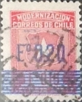 Stamps Chile -  Intercambio 0,20  usd  20 cents. 1972