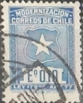 Stamps Chile -  Intercambio 0,20  usd  10 cents. 1970