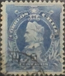 Stamps : America : Chile :  Intercambio 0,29  usd  5 cents. 1901