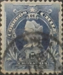 Sellos de America - Chile -  Intercambio 0,29  usd  5 cents. 1901