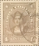 Sellos de America - Chile -  Intercambio 0,20  usd  4 cents. 1918