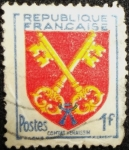 Stamps France -  Escudo de Armas Comtat Venaissin