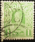Stamps : Europe : Norway :  King Haakon VII
