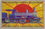 Sellos de Africa - Guinea Ecuatorial -  Centenario de los ferrocarriles japoneses