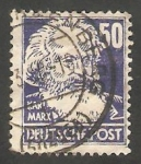 Sellos de Europa - Alemania -  44 - Karl Marx 