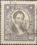 Stamps Chile -  Intercambio 0,40  usd  40 cents. 1921