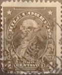Stamps Chile -  Intercambio 0,20  usd  4 cents. 1912
