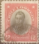 Stamps Chile -  Intercambio 0,20  usd  12 cents. 1911