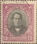 Stamps Chile -  Intercambio 0,20  usd  15 cents. 1929