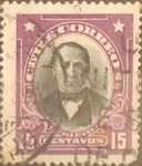 Stamps : America : Chile :  Intercambio 0,20  usd  15 cents. 1911