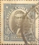 Stamps Chile -  Intercambio 0,60  usd  25 cents. 1911