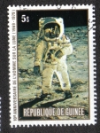 Sellos del Mundo : Africa : Guinea : 10th Anniversary Of The First Man On The Moon