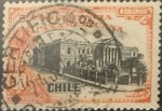 Stamps : America : Chile :  Intercambio 0,25  usd  20 cents. 1923