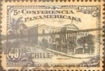 Stamps Chile -  Intercambio 0,30  usd  40 cents. 1923