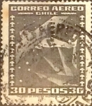 Stamps Chile -  Intercambio 0,20  usd  20 pesos 1934
