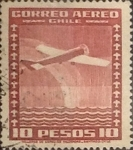 Sellos de America - Chile -  Intercambio 0,20  usd  10 pesos 1934