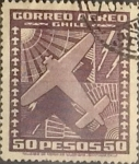 Stamps Chile -  Intercambio 0,60  usd  50 pesos 1934