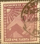 Stamps : America : Chile :  Intercambio 0,60  usd  50 pesos 1934