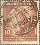 Stamps Chile -  Intercambio 0,45  usd  10 pesos 1949