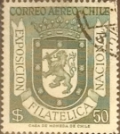 Stamps : America : Chile :  Intercambio 0,20  usd 50 pesos 1958