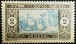 Stamps : Africa : Senegal :  Escena de Mercado