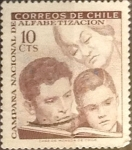 Sellos de America - Chile -  Intercambio 0,20  usd 10 cents. 1966