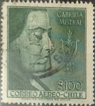 Stamps Chile -  Intercambio 0,20  usd 100 pesos 1958