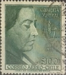 Stamps Chile -  Intercambio 0,20  usd 100 pesos 1958