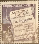 Stamps : America : Chile :  Intercambio 0,20  usd 20 pesos 1958