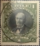 Stamps Chile -  Intercambio 0,20  usd 1 pesos 1915