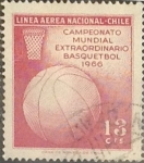 Stamps Chile -  Intercambio 0,20  usd 13 cents. 1966