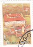 Sellos de Europa - Croacia -  castillo de Cakovec