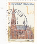 Sellos de Europa - Croacia -  catedral de Cysifek