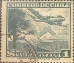 Sellos de America - Chile -  Intercambio 0,20  usd 1 peso 1950