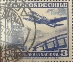 Sellos de America - Chile -  Intercambio 0,20  usd 3 peso 1950