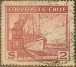 Sellos de America - Chile -  Intercambio 0,20  usd 2 pesos 1938