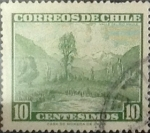Stamps Chile -  Intercambio 0,20  usd 10 cents. 1962
